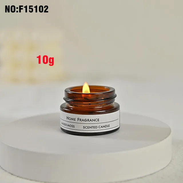 bougie parfumée romantique en cire de soja artisanale avec huiles essentielles - vue 16 sur 26