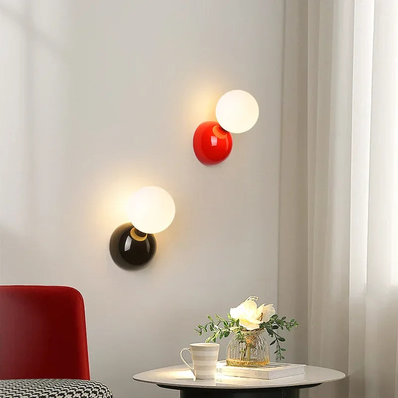 LED Applique Moderne Crème Cucurbit Flare Lumière Pour Chambre Chevet Salon Couloir Escalier Allée Balcon Décorations pour La Maison - vue 3 sur 9