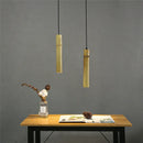 suspension en bambou style minimaliste chinois led
