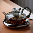 theiere en verre resistante chaleur avec filtre 450ml