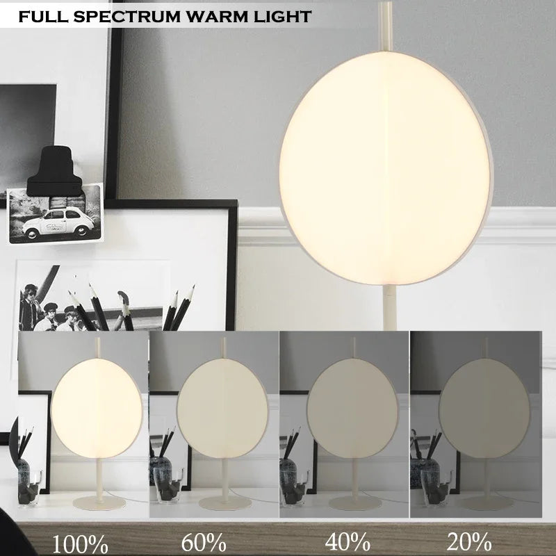 lampadaire led design nordique à lames rotatives pour décoration - vue 4 sur 8