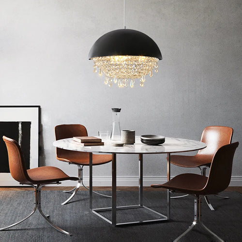 suspension créative en cristal hémisphère pour intérieur - vue 6 sur 18
