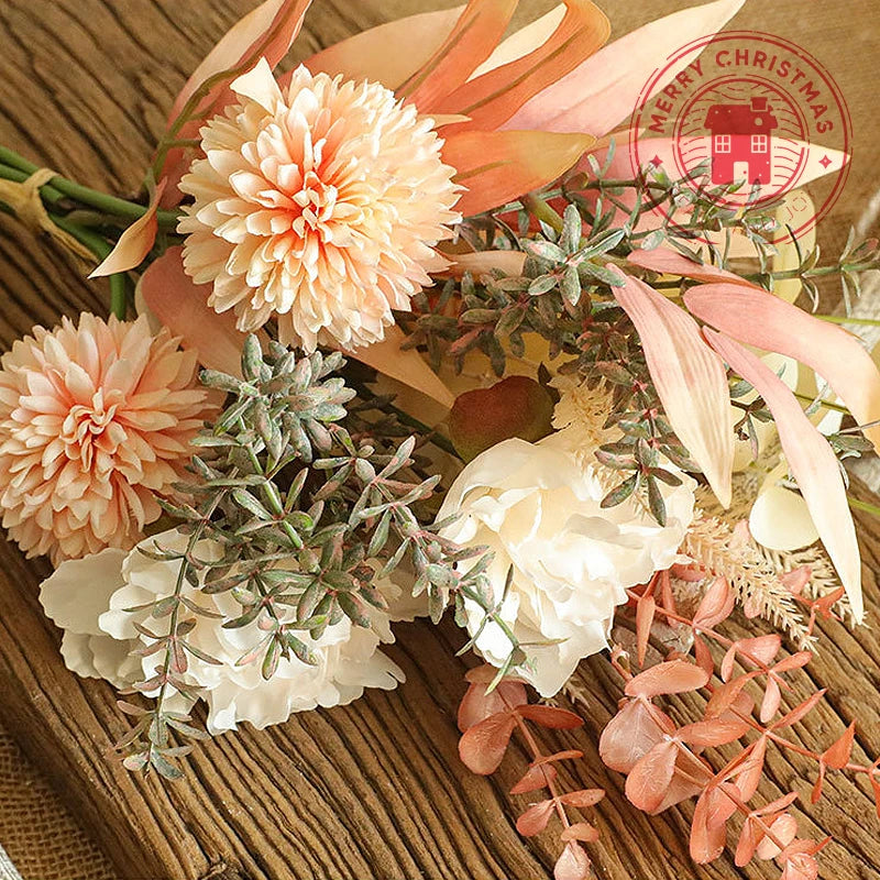 bouquet de fleurs artificielles pour décoration intérieure mariage - vue 3 sur 7