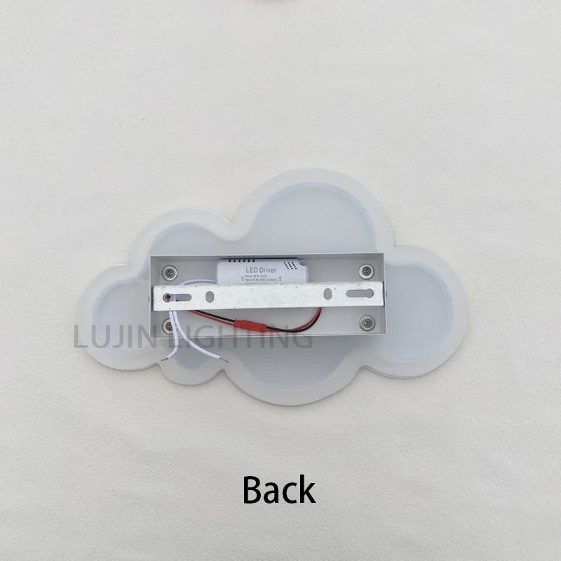 Applique murale en forme de nuage pour chambre de bébé