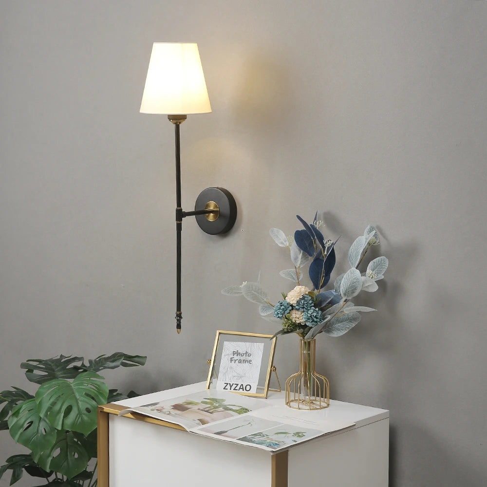 applique murale moderne en cuivre pour décoration loft - vue 3 sur 9