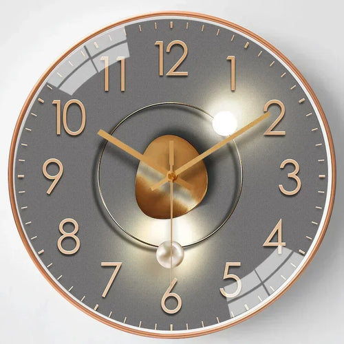 horloge murale silencieuse à piles design moderne pour tous les espaces - vue 11 sur 16