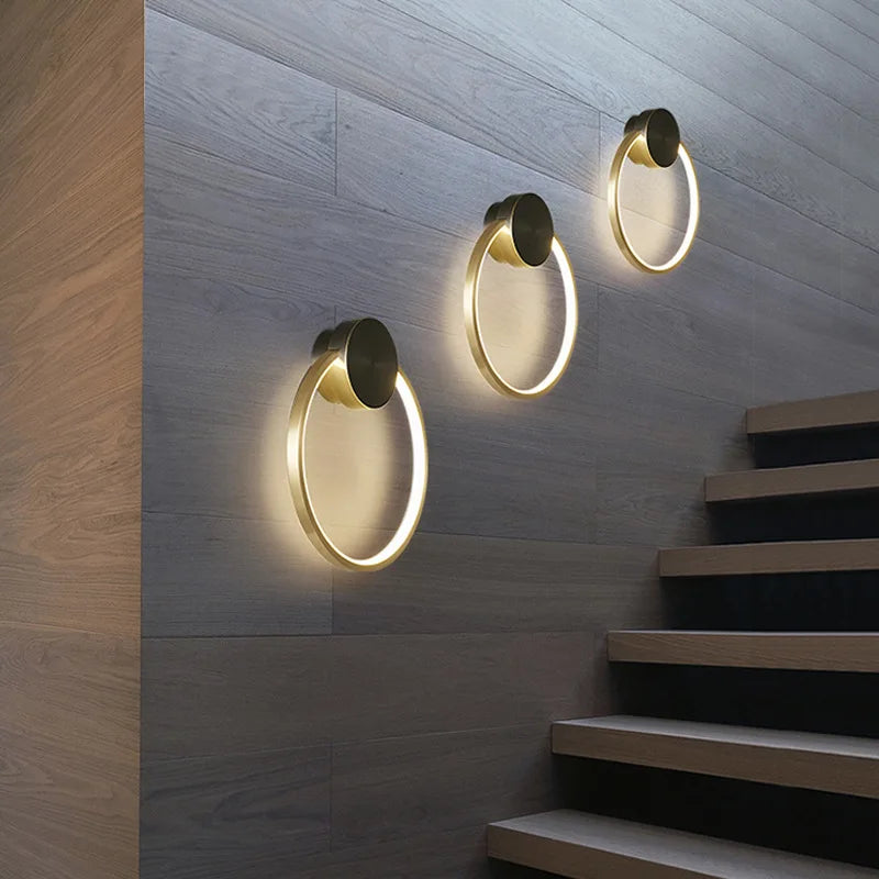 applique murale led en laiton style art déco pour intérieur moderne - vue 3 sur 23