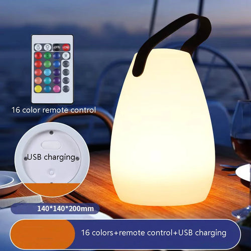 lampe de table extérieure sans fil avec télécommande intelligente - vue 10 sur 9
