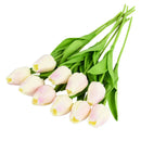 lot de 10 tulipes artificielles pour décoration de mariage et jardin