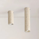 Spot Style Wabi-Sabi Style travertin jaune plafonnier cylindrique moderne minimaliste entrée allée lampe créative B &amp; B rétro lampes
