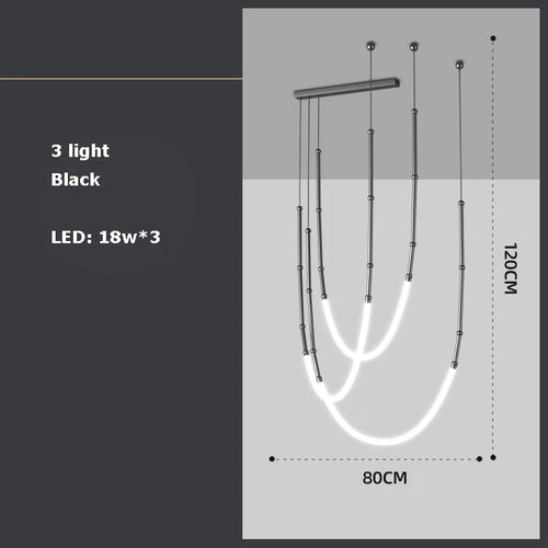 lustre en art déco design suspendu en led - vue 16 sur 16