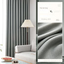 Rideau occultant plissé style moderne pour salon chambre