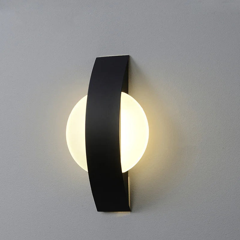 applique murale led moderne décorative simple rond ou carré - vue 2 sur 10