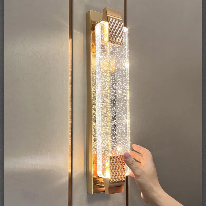 applique luxe moderne or noir 110-220v décoration éclairage intérieur - vue 4 sur 16