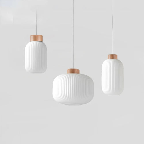 lampe led suspendue design nordique makaron pour décoration intérieure