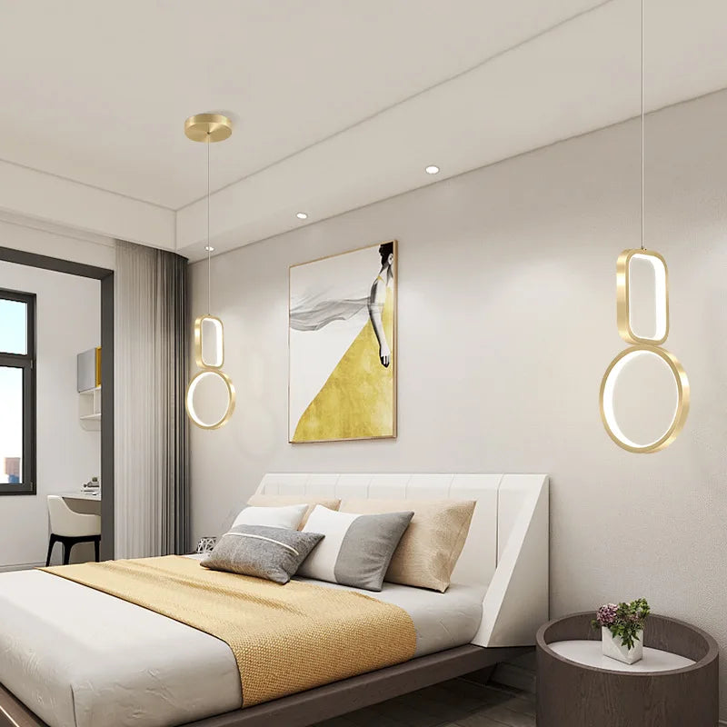 suspension led moderne pour un éclairage décoratif intérieur - vue 6 sur 10