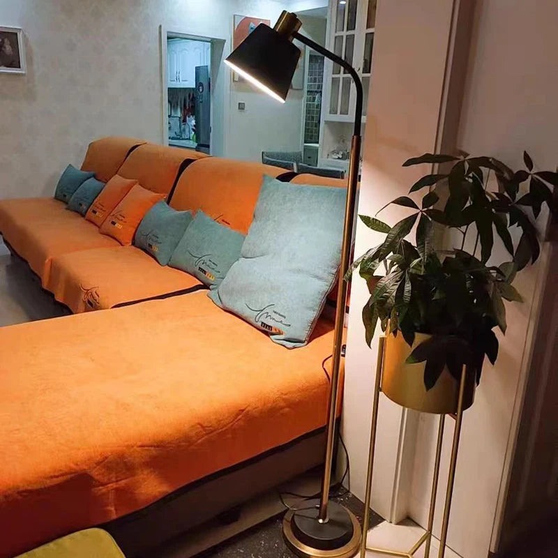 lampadaire nordique créatif avec interrupteur à pied décoratif - vue 6 sur 8