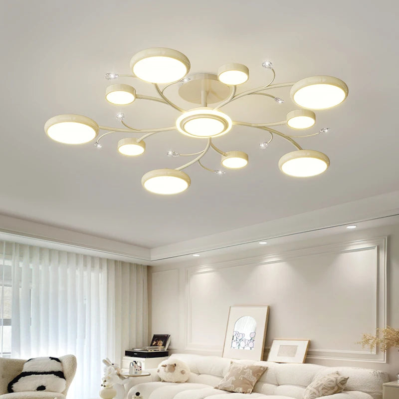Plafonnier led moderne lumineux pour décoration intérieure suspendu