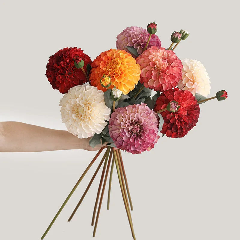 fleur artificielle marguerite rétro décoration mariage et fête - vue 2 sur 11