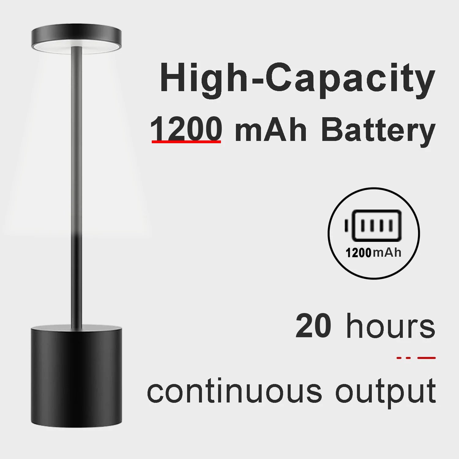 Lampe de table sans fil MEEROX - vue 11 sur 12
