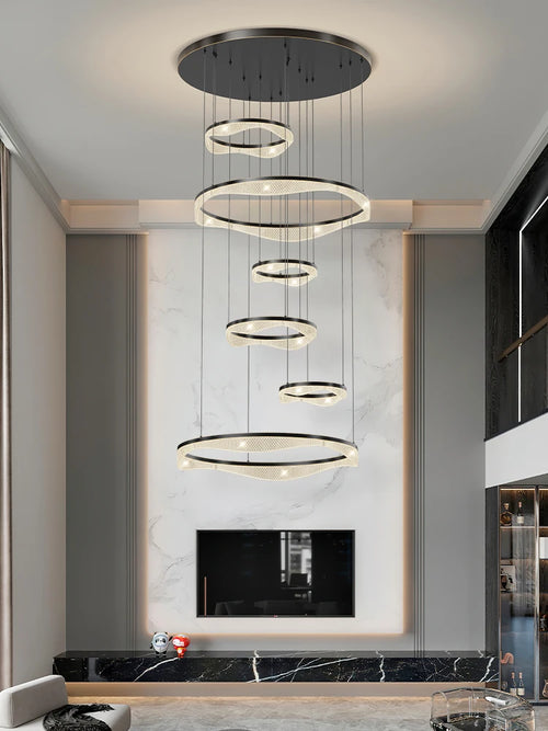 suspension led moderne style nordique pour intérieur élégant