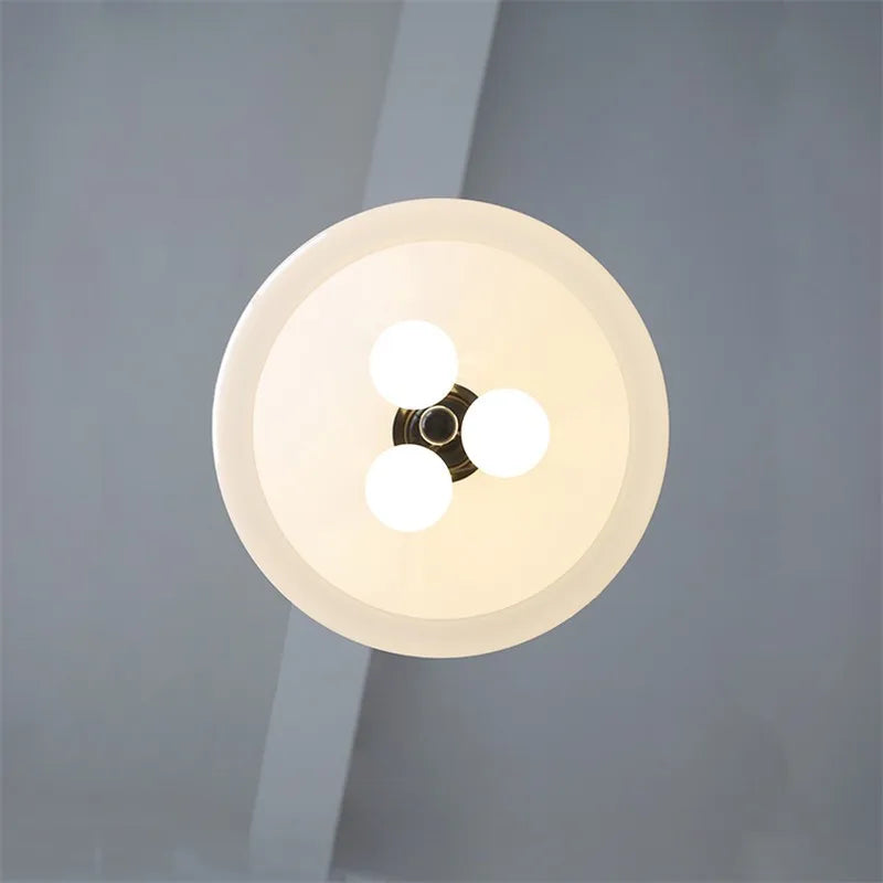 suspension bauhaus en verre blanc style médiéval pour intérieur élégant - vue 6 sur 11