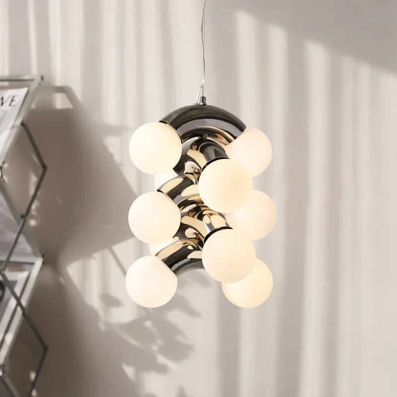lustre à led créatif en forme de raisin design moderne pour intérieur - vue 4 sur 12