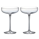 Lot de 2 verres coupe cristal 185 ml