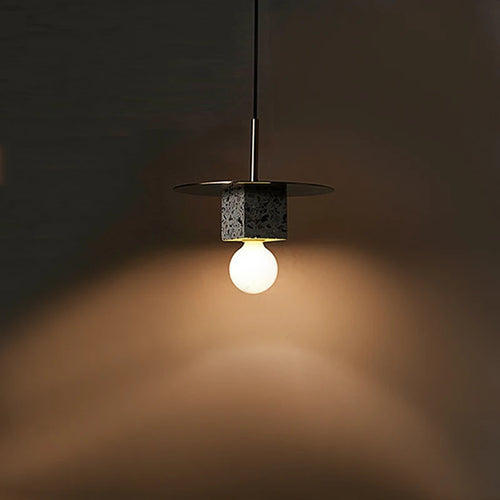 lustre en marbre naturel de luxe lumière led créative