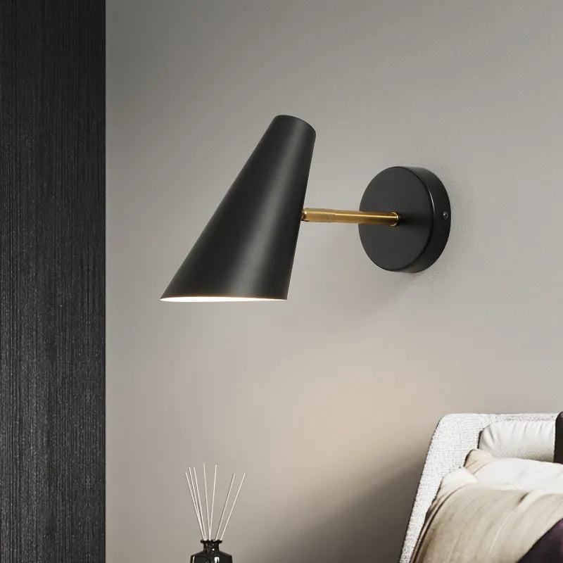 lampe de chevet nordique moderne avec interrupteur créatif et mobile - vue 4 sur 8