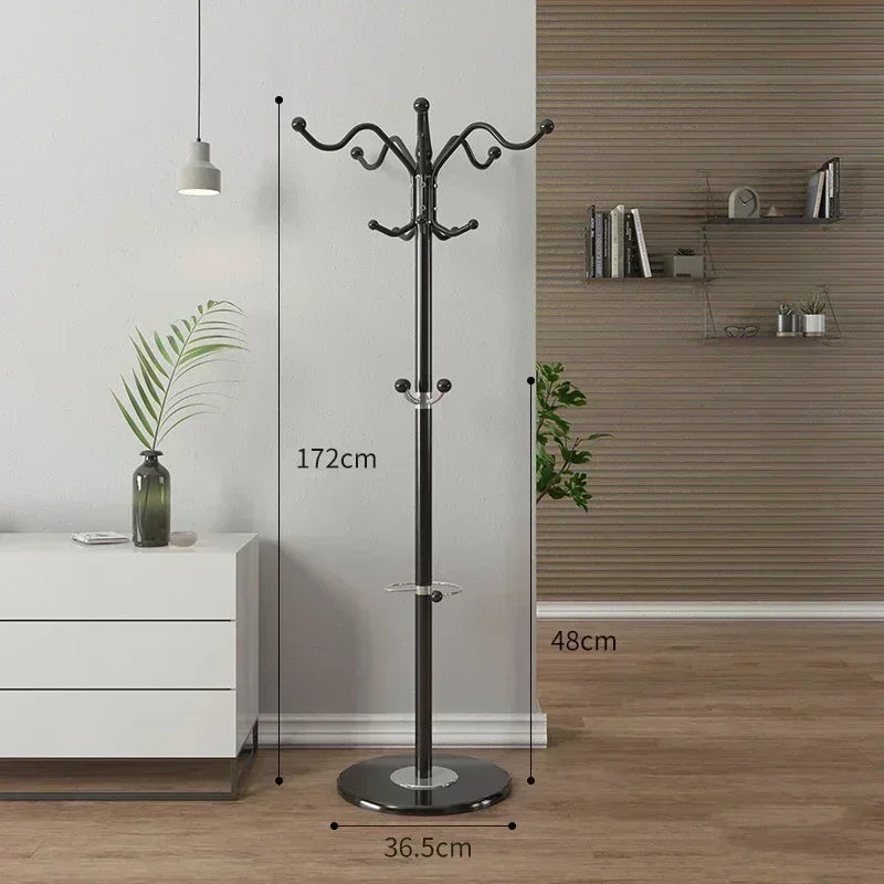 porte-manteau moderne en métal forme d'arbre pour économiser de l'espace - vue 3 sur 13