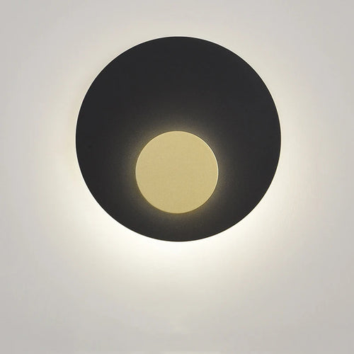 applique murale led lune dorée style nordique décoratif