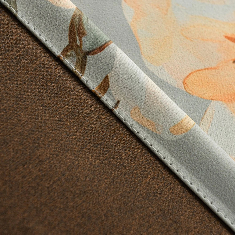 Rideau occultant moderne motif feuilles pour chambre salon - vue 6 sur 7