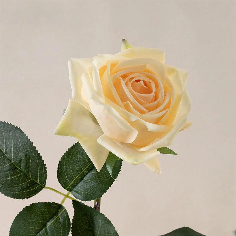 fleurs artificielles roses en tissu pour décoration florale mariage jardin - vue 10 sur 12