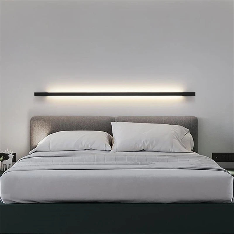 applique murale led modernes linéaires nordique simple éclairage
