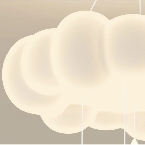 lustre moderne nuages romantique pour chambre enfant décoration intérieur - vue 7 sur 12