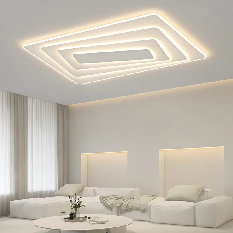 Plafonniers LED modernes salon salle à manger éclairage décor Lustre plafond Lustre lampe intérieure chambre cuisine luminaires - vue 3 sur 13