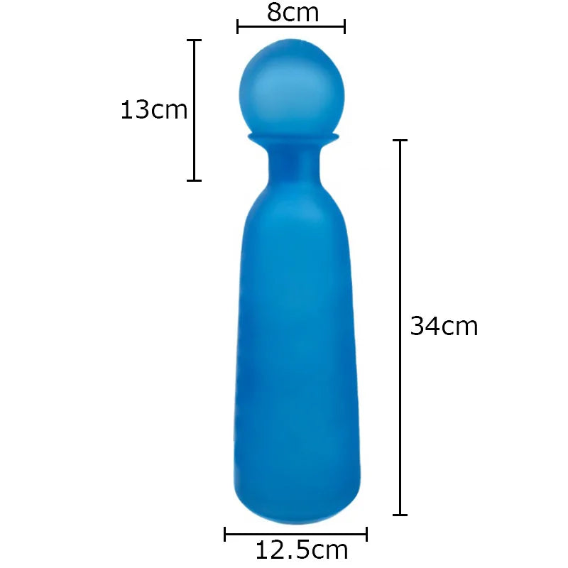 vase en verre dépoli pour fleurs artificielles décoration moderne - vue 15 sur 21