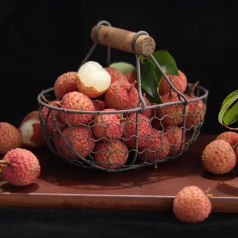 paniers de rangement tissés pour fruits légumes et collations - vue 3 sur 7