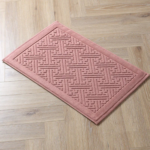 Tapis de bain coton motif cartoon style moderne