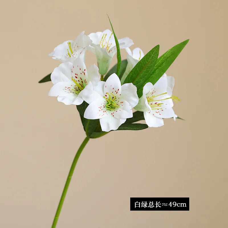 fleur artificielle trompette bouquet décoratif pour mariage et maison - vue 10 sur 12