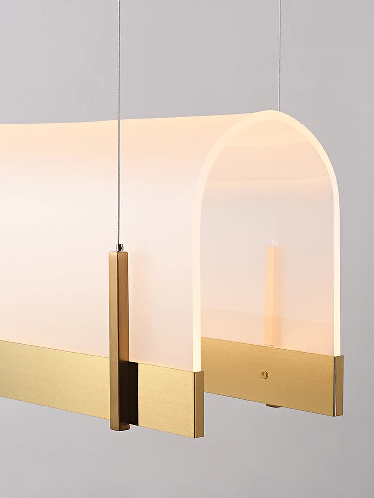 lustre en acrylique pour restaurant et salon postmoderne - vue 6 sur 8