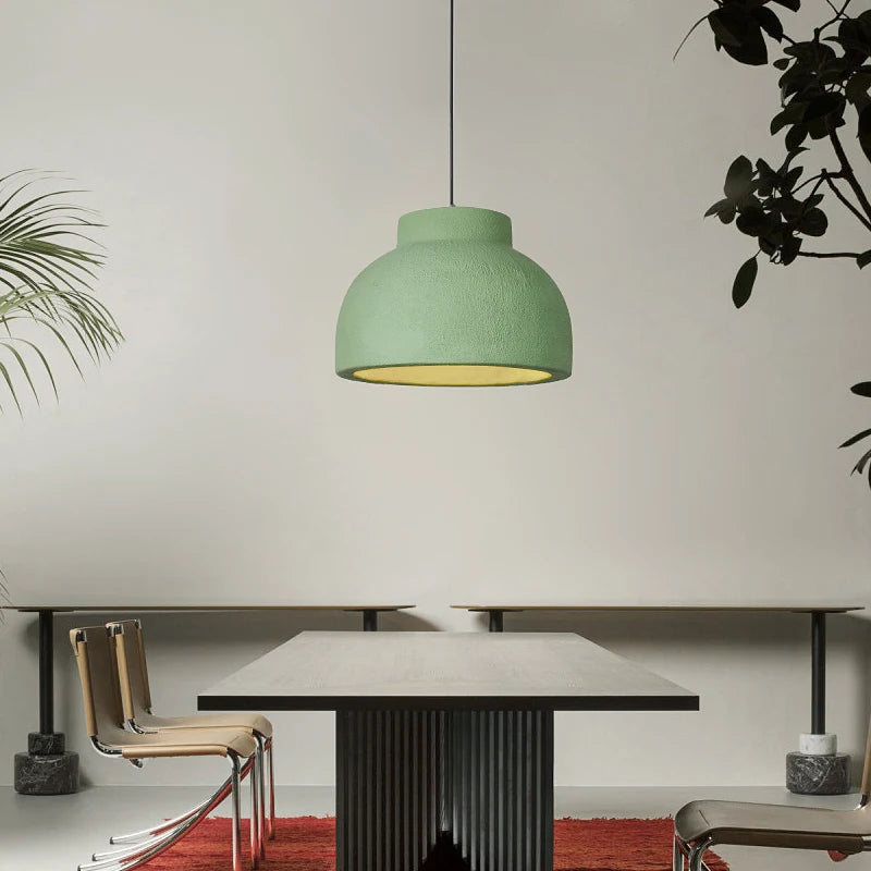 Suspension Wabi Sabi salle à manger LED japonais chambre créative Table Bar étude Design éclairage lustre - vue 4 sur 18