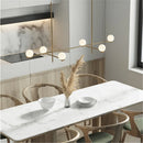 Lustre design plafond led or noir