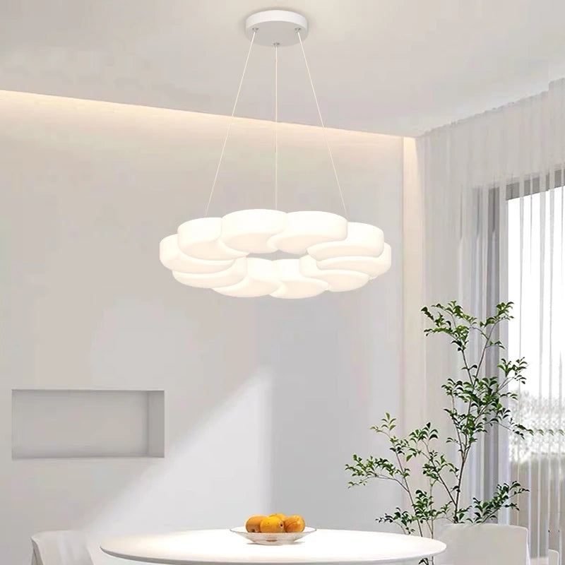 plafonnier led moderne en cristal pour intérieur élégant - vue 3 sur 9