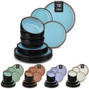 Service table ceramique grees style moderne 12 pieces