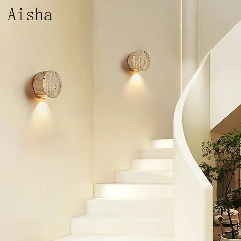 applique murale japonaise wabi sabi en pierre naturelle pour intérieur moderne - vue 4 sur 7