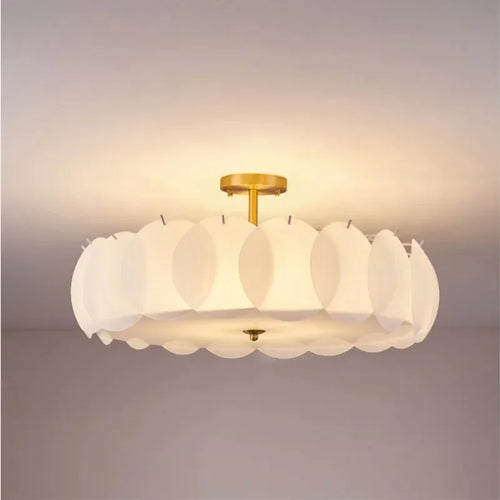 lustre de luxe en verre rond 2022 pour éclairage décoratif - vue 6 sur 9