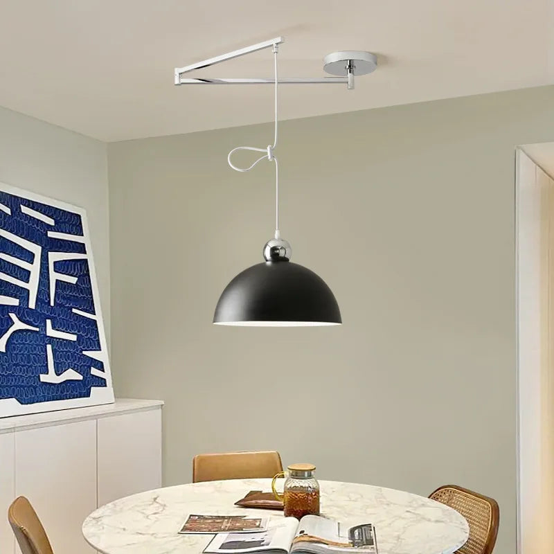 lustre led avec bras réglable pour bar et restaurant
