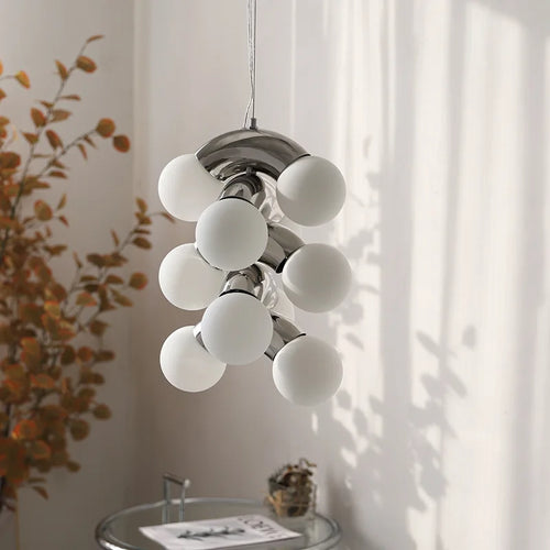 suspension nordique ballon luminaire design pour décoration intérieure - vue 3 sur 12